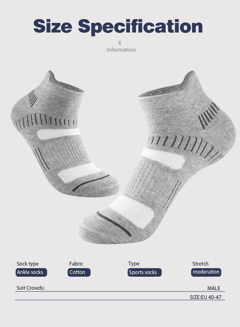 infino جوارب رياضية للرجال (عبوة من 5) - قصيرة، طاردة للعرق، مقاومة للرائحة، مريحة لكل الفصول - مثالية لأنماط الحياة النشطة، الجري والاستخدام اليومي - الجوارب المثالية لمجموعة الرجال - Image 3